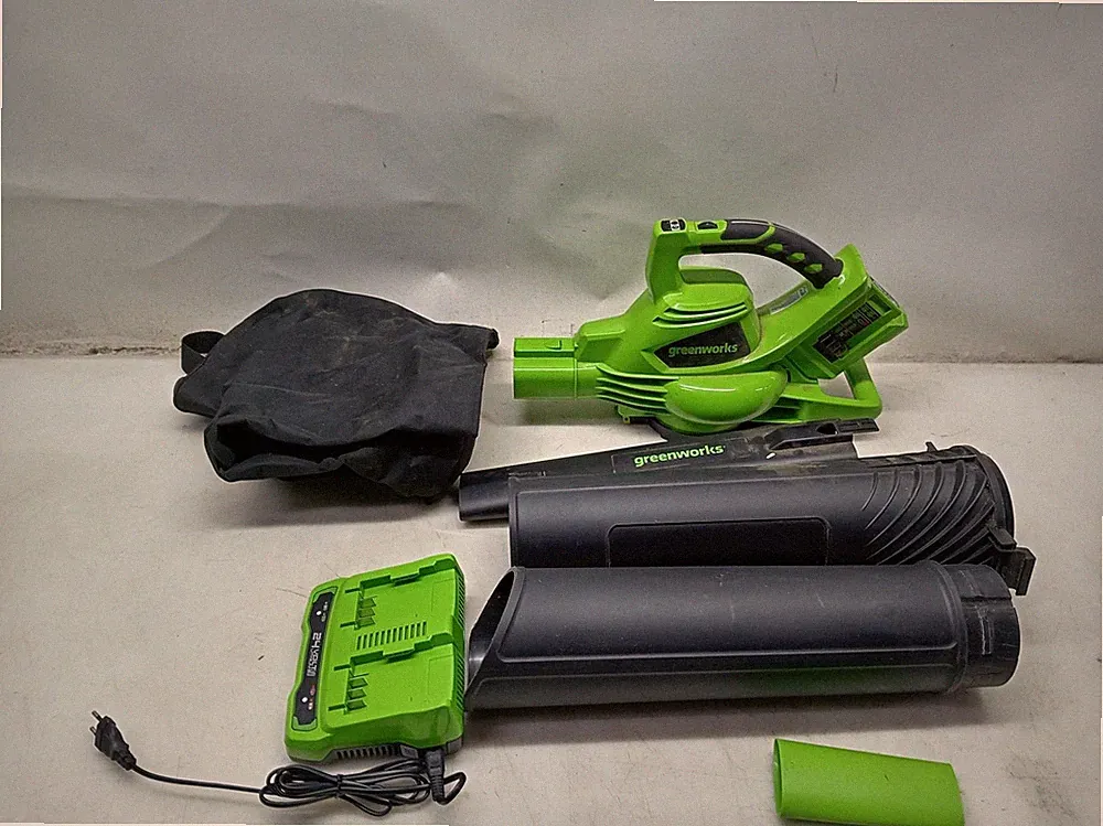 Greenworks GD24X2BV 24V+24V Laubbläser & -sauger Kombination