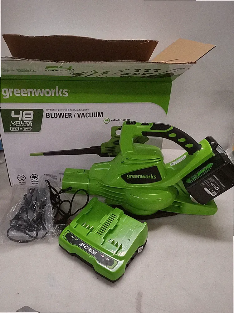 Greenworks GD24X2BV 24V+24V Laubbläser & -sauger Kombination