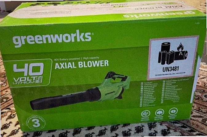 Greenworks GD40BV 40V Akku-Laubbläser, Inkl. 1 Akku und Ladegerät