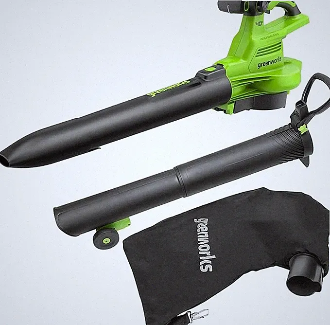 GREENWORKS GD40BVII AKKU LAUBBLÄSER LAUBSAUGER 40V
