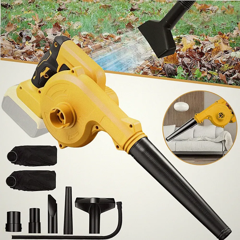 Laubbläser Elektrischer Laubbläser Staubsauger Kompatibel mit Dewalt 18-21v Akku