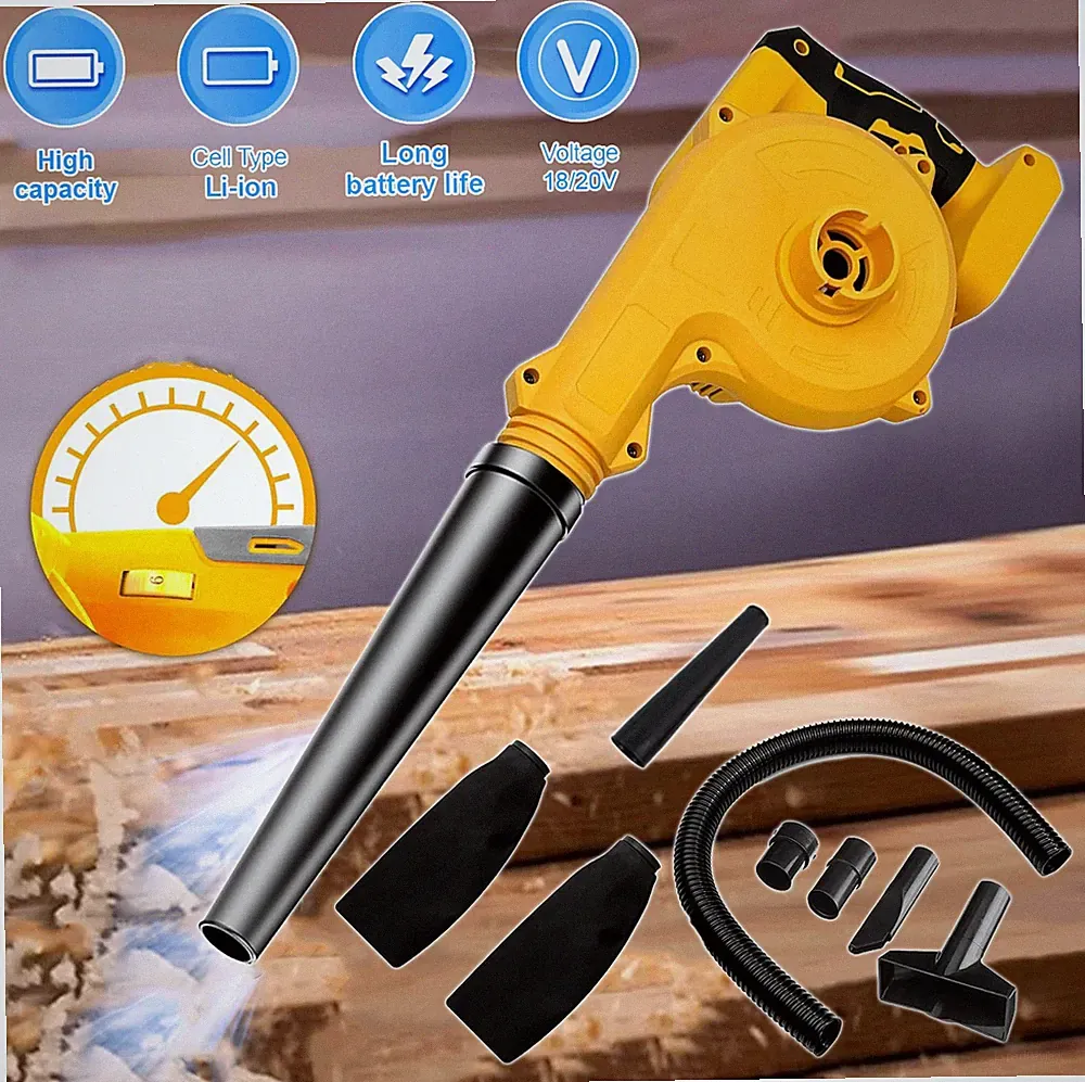 Laubbläser für Dewalt 18V 20V Akku Gartenblattgebläse Laubsauger Staubreinigung