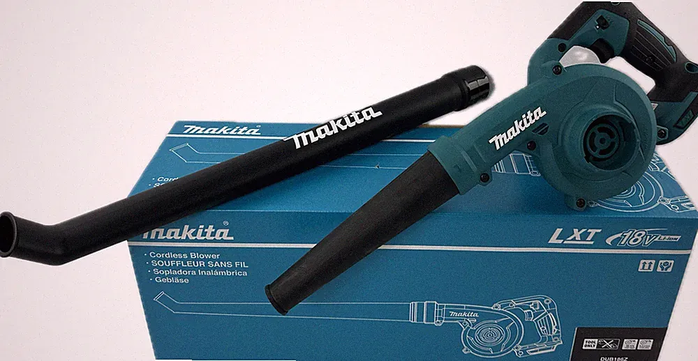 MAKITA 18V AKKU-GEBLÄSE Laubbläser DUB 186 DUB186Z BLASGERÄT wie DUB185 2x Düse