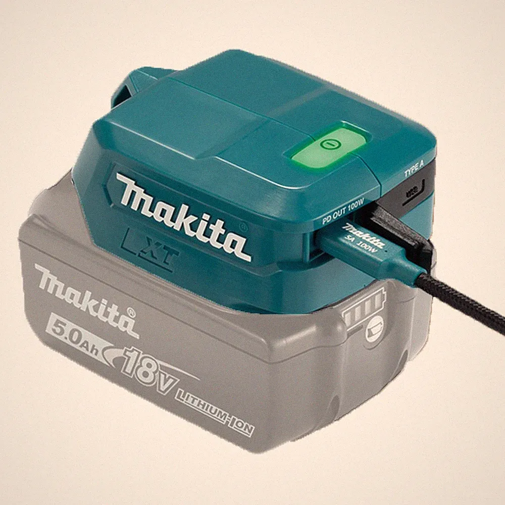 Makita ADP15 Akku USB Adapter 18V für USB-A und USB-C