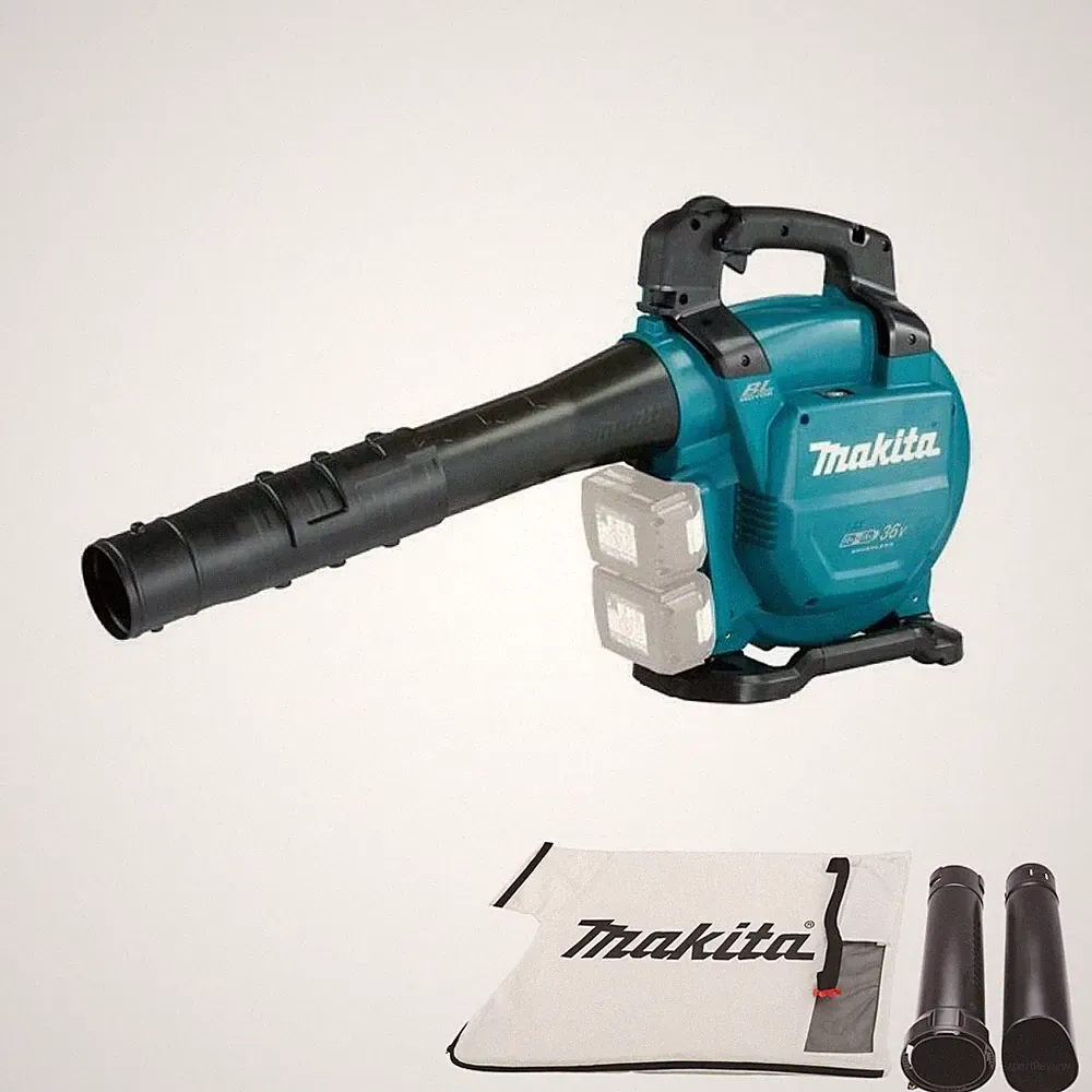 Makita Akku-Laubbläser und-sauger DUB363ZV Gebläse Schultergurt Absaugen 2x 18V