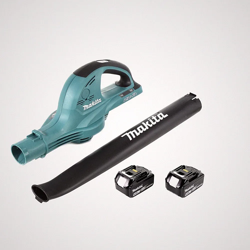 Makita DUB 361 M 2x 18 V / 36 V Akku Laubbläser Gebläse + 2x BL 1840 4 Ah Akku