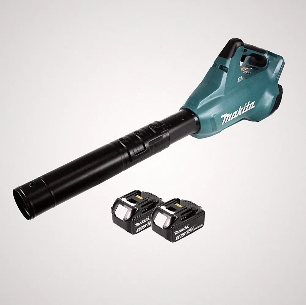 Makita DUB 362 F Akku Laubbläser 36 V ( 2x 18 V ) + 2x Akku 3,0 Ah - ohne Lader