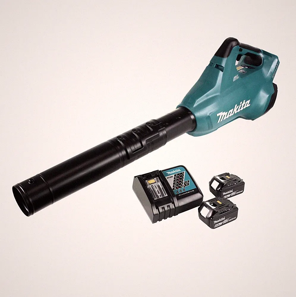 Makita DUB 362 RG Akku Laubbläser 36 V ( 2x 18 V ) + 2x Akku 6,0 Ah + Ladegerät
