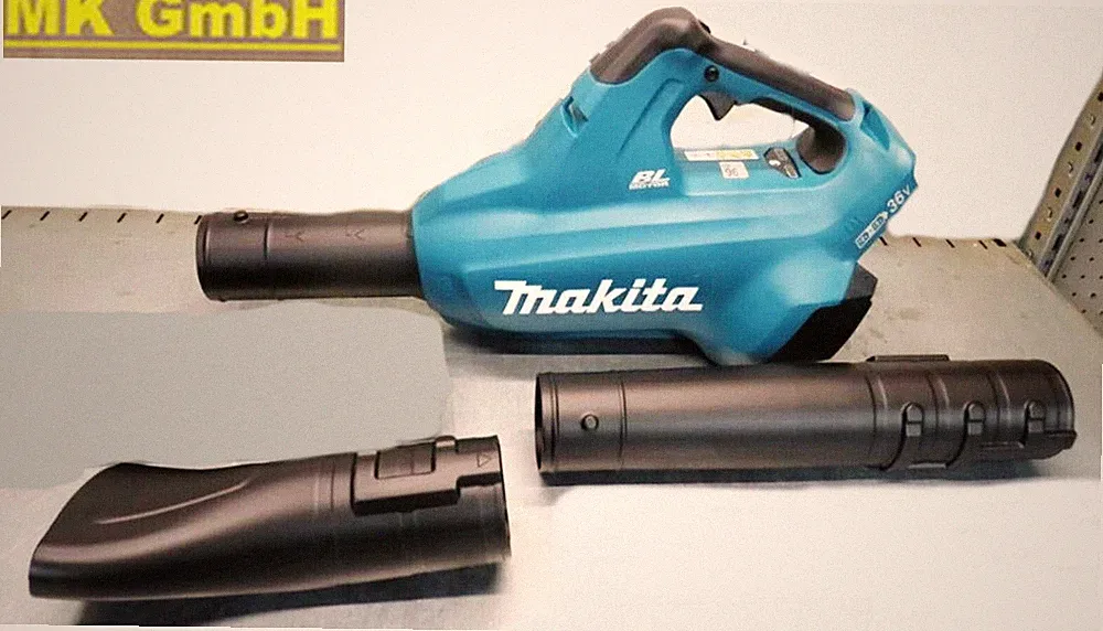 Makita DUB 362 Z Akku-Gebläse, 18V, Laubbläser Solo, mit Rohr und Flachdüse