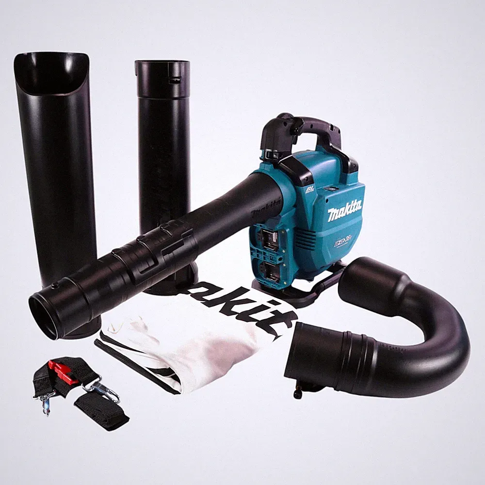 Makita DUB 363 ZV Gebläse / Laubsauger 36 V ( 2x 18 V ) Brushless + Absaug Set