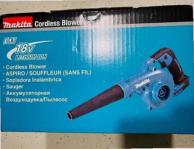 Makita DUB185Z 18V kabelloses Gebläse nacktes Werkzeug geräuscharm...