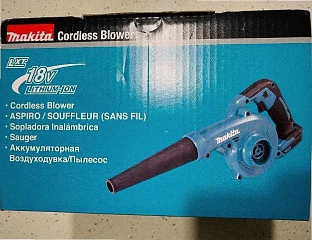 Makita DUB185Z 18V kabelloses Gebläse nacktes Werkzeug geräuscharm...