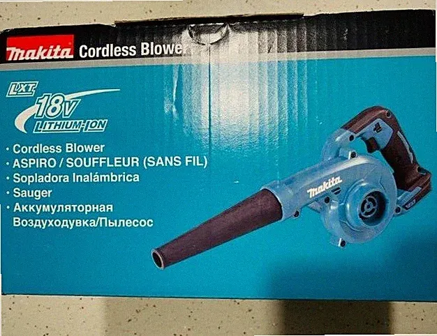 Makita DUB185Z 18V kabelloses Gebläse nacktes Werkzeug geräuscharm umweltfreu...