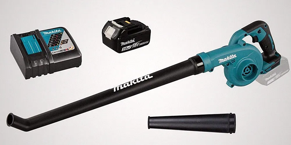 Makita DUB186Z Akku Gebläse Laubbläser 18 V + Akku 3,0 Ah + Ladegerät + 123245-4
