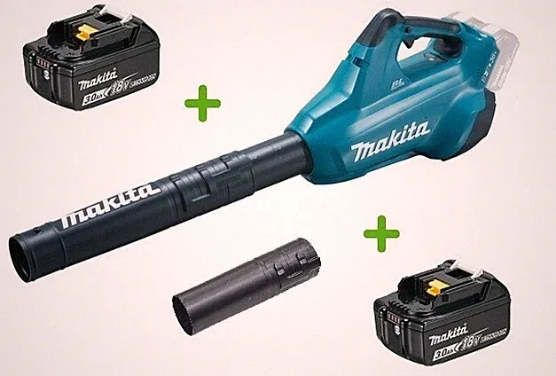 Makita DUB362Z 2x18V Akku-Gebläse DUB362 Laub Bläser Aktion + 2x Akku 3Ah 18V