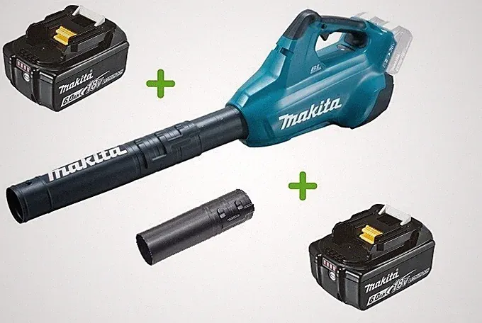 Makita DUB362Z 2x18V Akku-Gebläse DUB362 Laub Bläser Aktion + 2x Akku 6Ah 18V