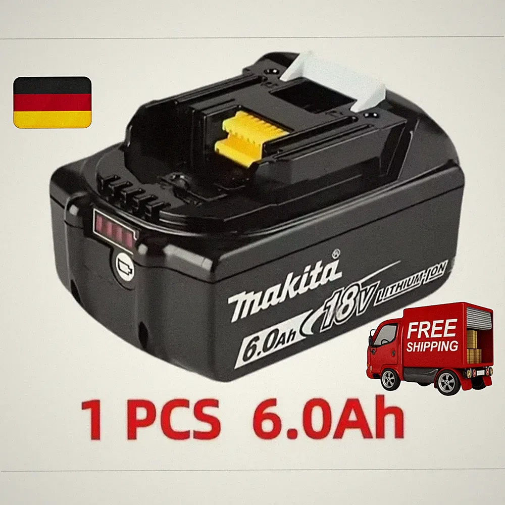 Makita Original BL1860B 18V 6 Ah 6000 mAh Li-ion Akku BL 1860 1830