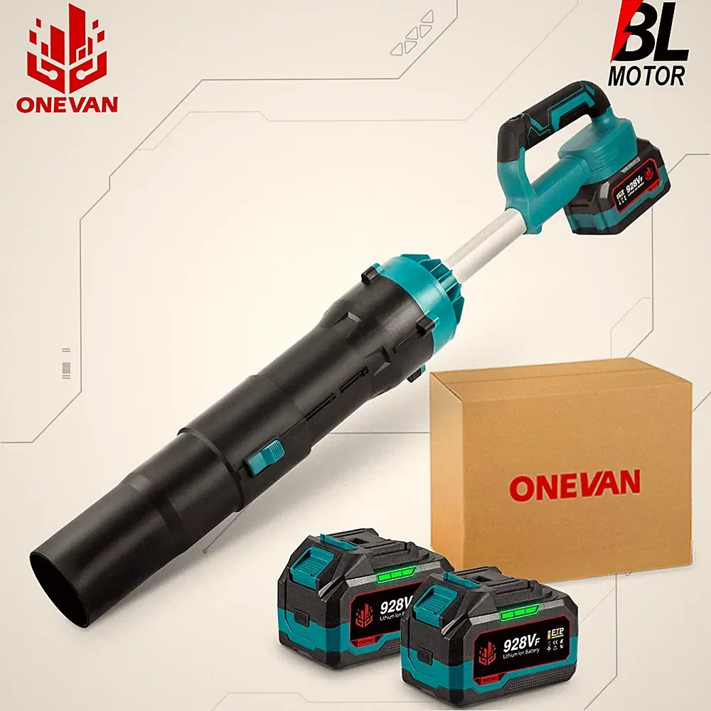 ONEVAN für 18V Makita Akku Gebläse Turbogebläse Laubbläser Laubgebläse 5 Gänge