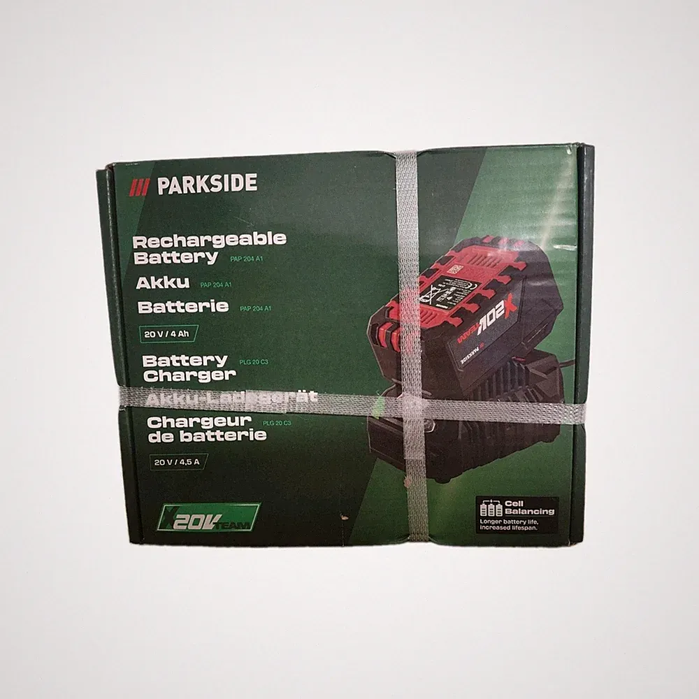 PARKSIDE ® 20V / 4Ah Akku PAP 20 B3 , Cell-Balancing NEU OVP + 4,5A Ladegerät