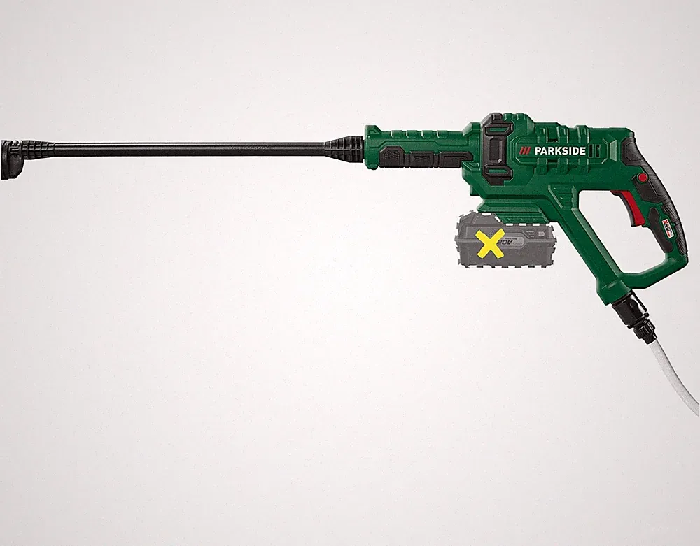 PARKSIDE® 20V Akku–Druckreiniger »PDRA 20–Li B3« ohne Akku und Ladegerät *B-Ware