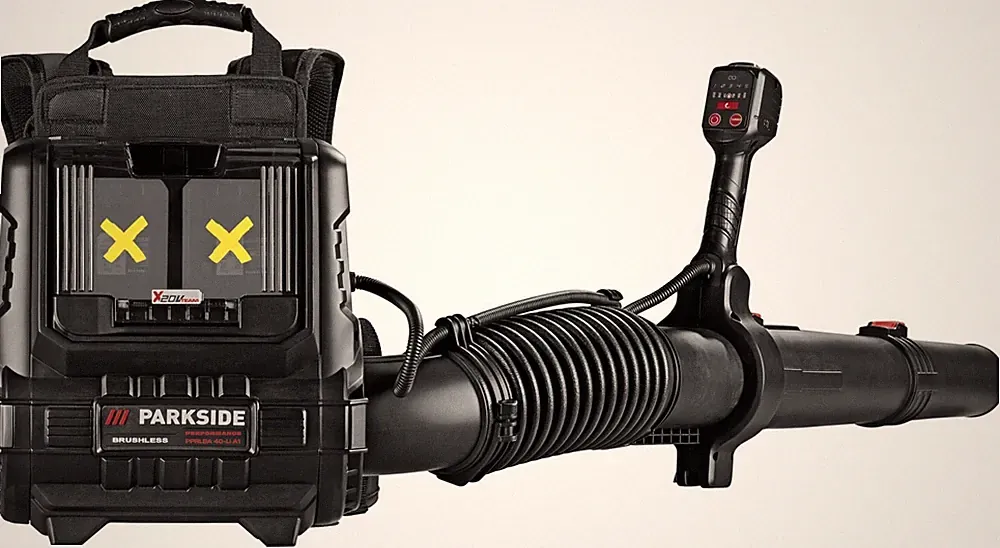 Parkside Performance® Akku Rucksack Laubbläser Gebläse Laubgebläse