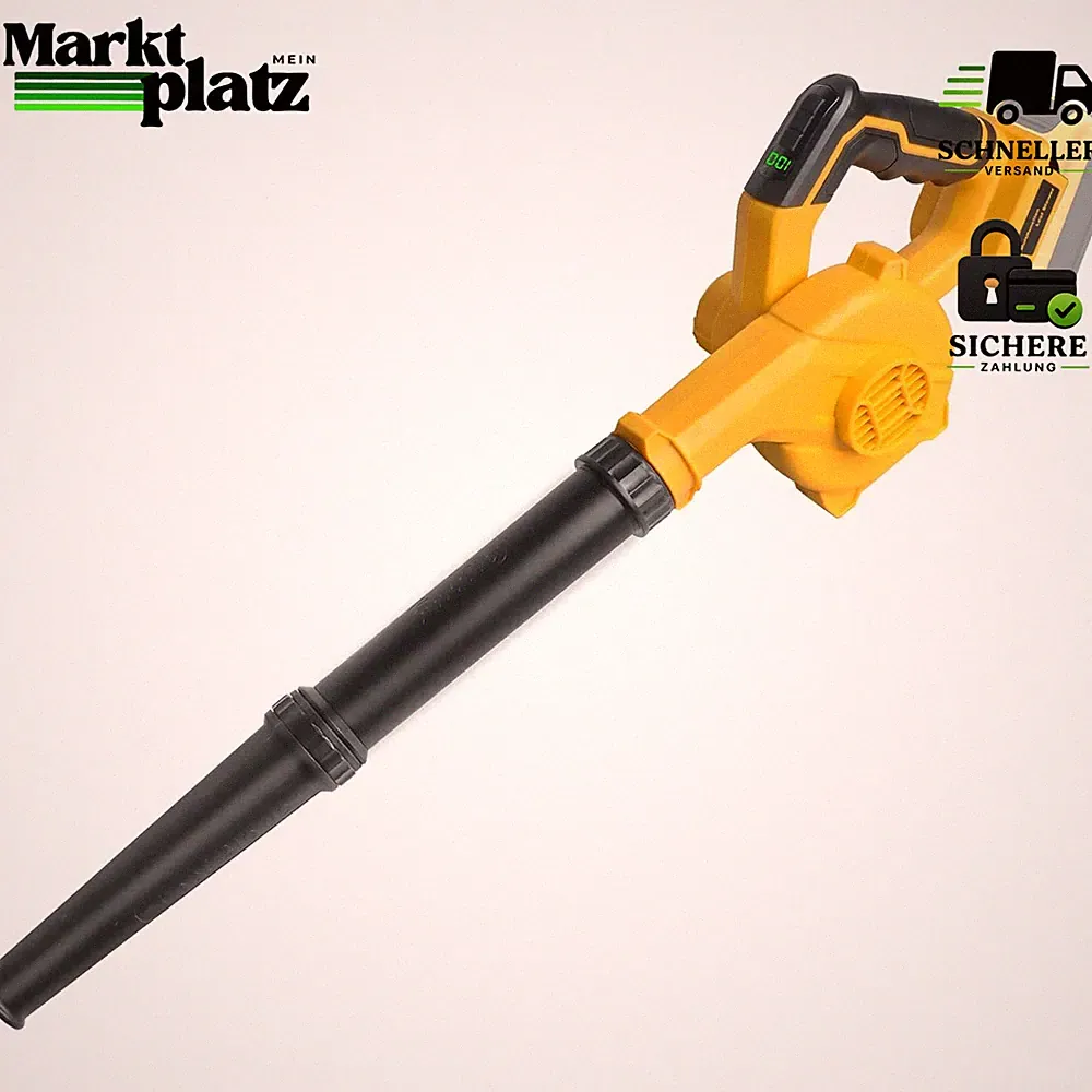 Powarobor Akku-Laubbläser kompatibel mit Dewalt Akkus 18V (ohne Akku)