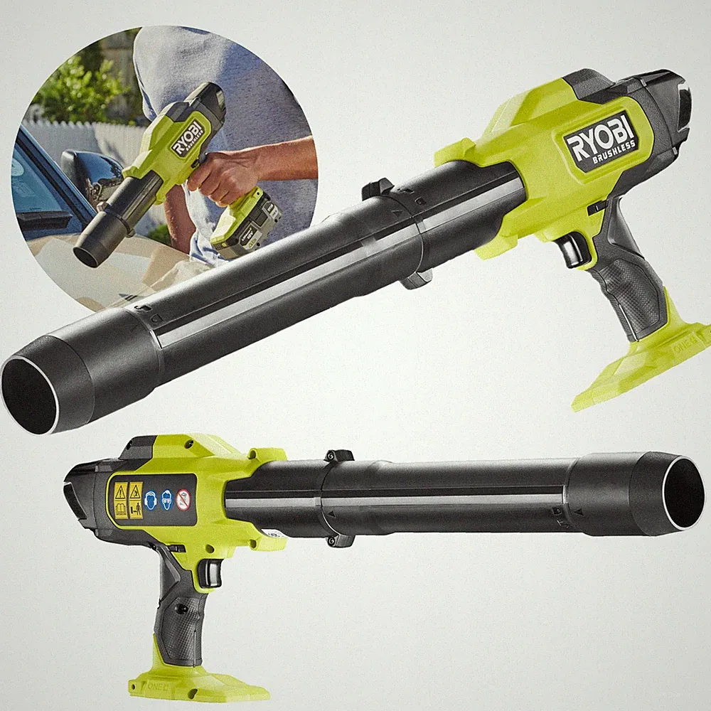 RYOBI 18V ONE+ Akku Laubbläser Brushless RY18BLCXA-0 kompakt POWER TOP