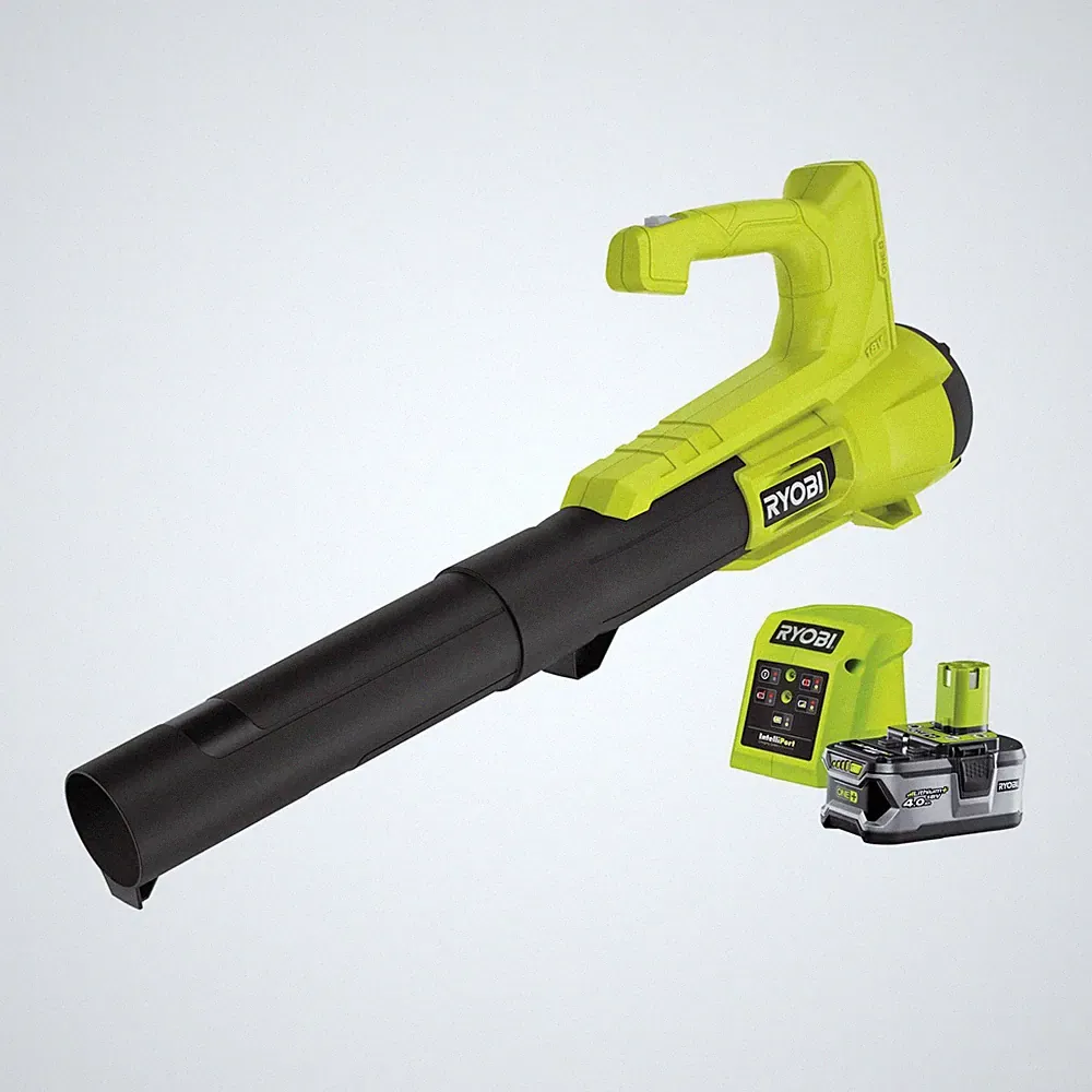 RYOBI Akku-Laubgebläse 18V ONE+ 145 km/h 7,1 m³/min inkl. 4,0 Ah Akku Ladegerät