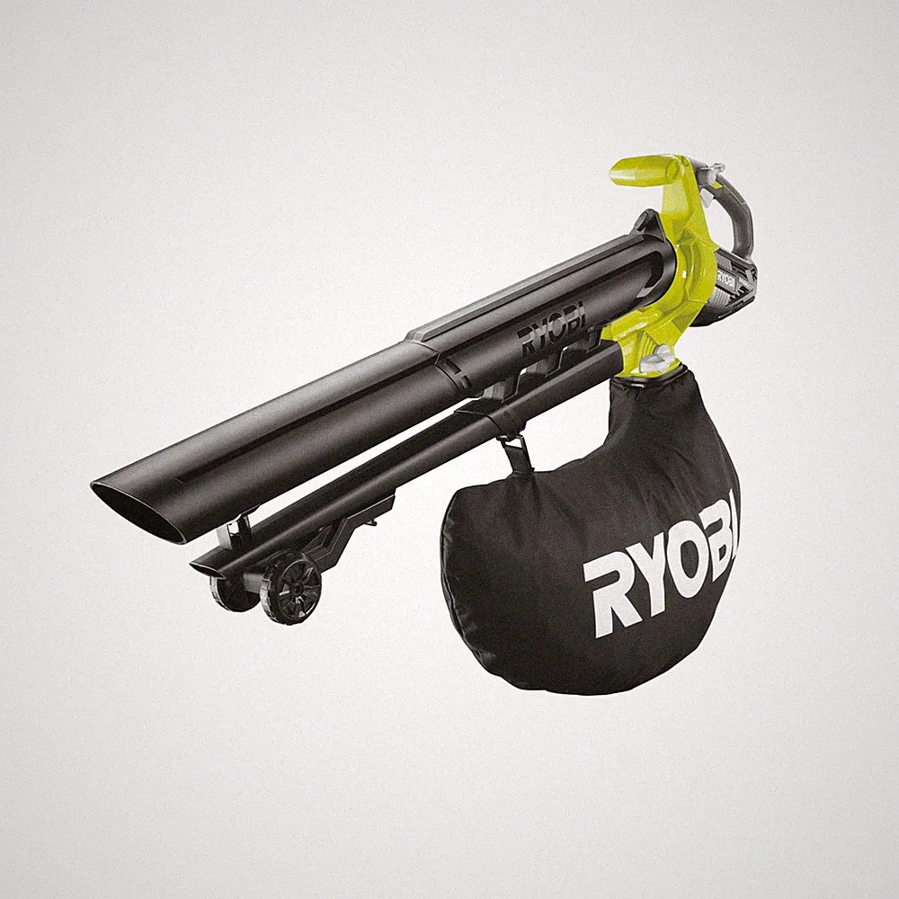 RYOBI Akku-Laubsauger Laubbläser Brushless Motor 18V Turbo Modus OBV18 Mulch
