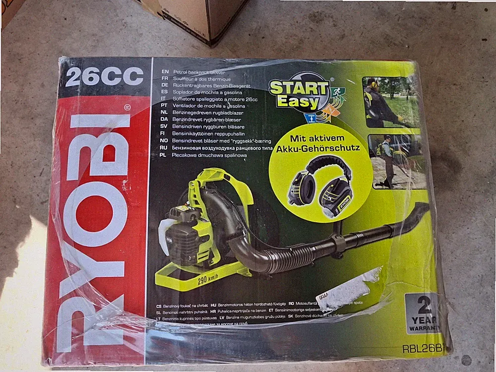 ryobi laubbläser benzin