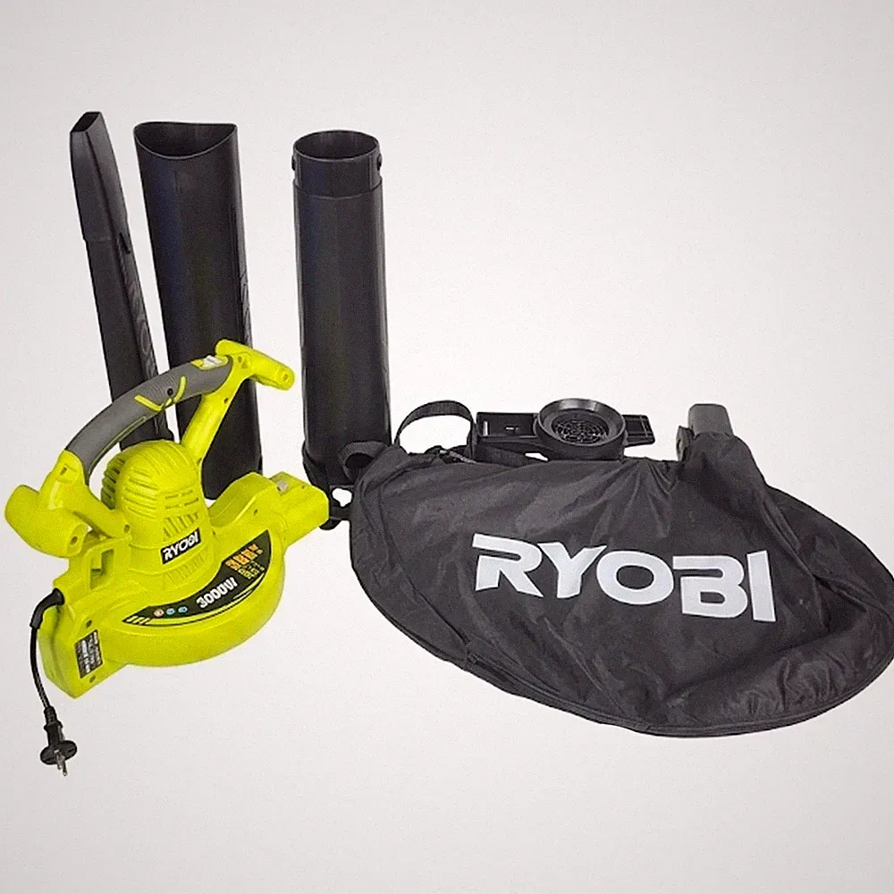 Ryobi RBV3000CSV – 3-in-1 Laubbläser mit 3000W und 45L Fangsack