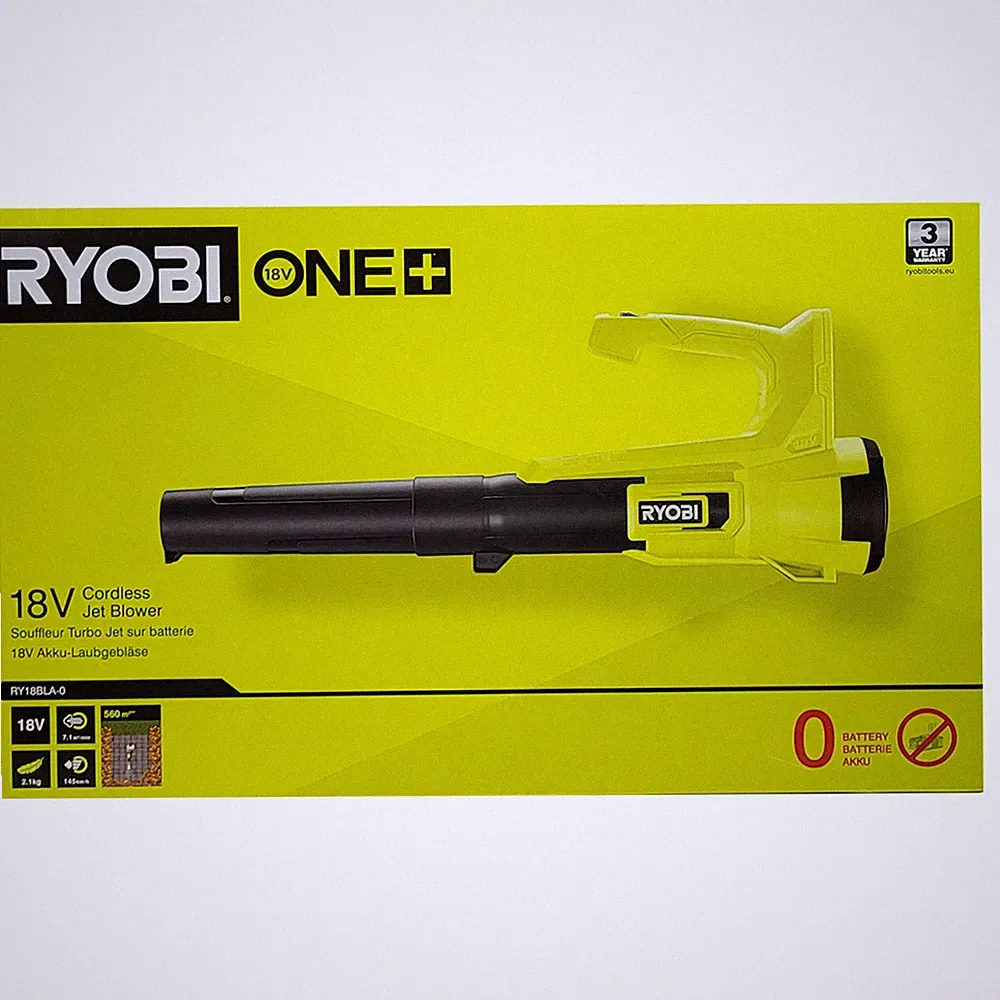 Ryobi RY18BLA-0 -Akku-Laubbläser 18 V ONE+ (ohne Akku), leicht & leistungsstark