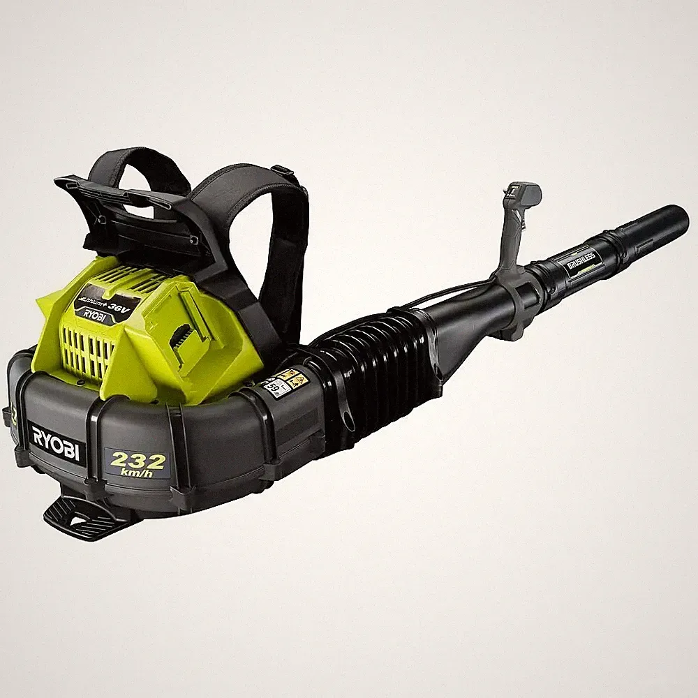 Ryobi RY36BPXA-0 Akku-Laubgebläse Bläser Whisper tragbar 232km/h 36V MAX-POWER