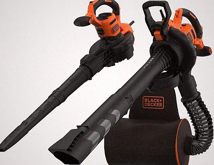 S21 BLACK+DECKER 3000W 3-in-1 Laubbläser, Staubsauger und Mulcher mit 72L Auffan