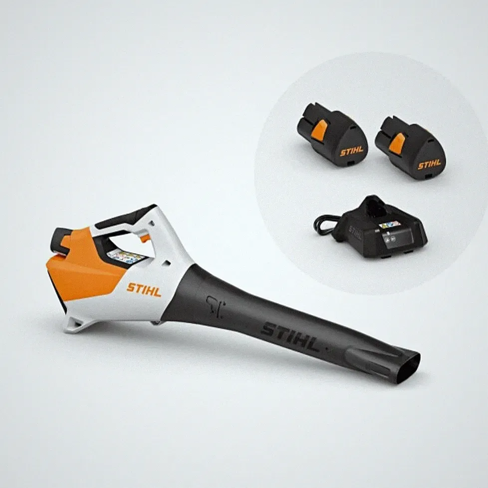 STIHL Akku-Laubbläser Set Akkubetrieb mit 2 Akkus und Ladegerät