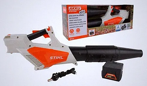 Stihl Kinder Spielzeug Akku Blasgerät BGA mit USB- Ladekabel Laubbläser NEU