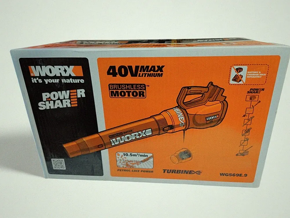 Worx Akku Laubbläser WG569E.9 - ohne Akku und Ladegerät