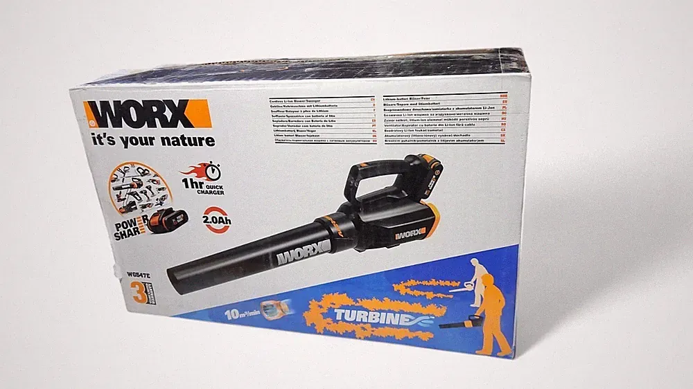 WORX Laubbläser Bläser WG547E inkl. 2,0Ah Akku und Ladegerät !! Gebraucht !!
