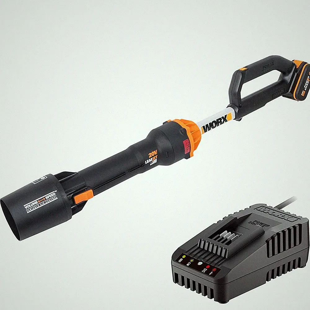 Worx Laubbläser Set 20V mit 4.0 Ah Akku und Ladegerät WG543E