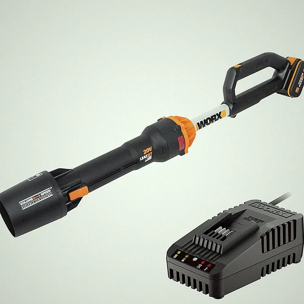 Worx Laubbläser Set 20V mit 4.0 Ah Akku und Ladegerät WG543E