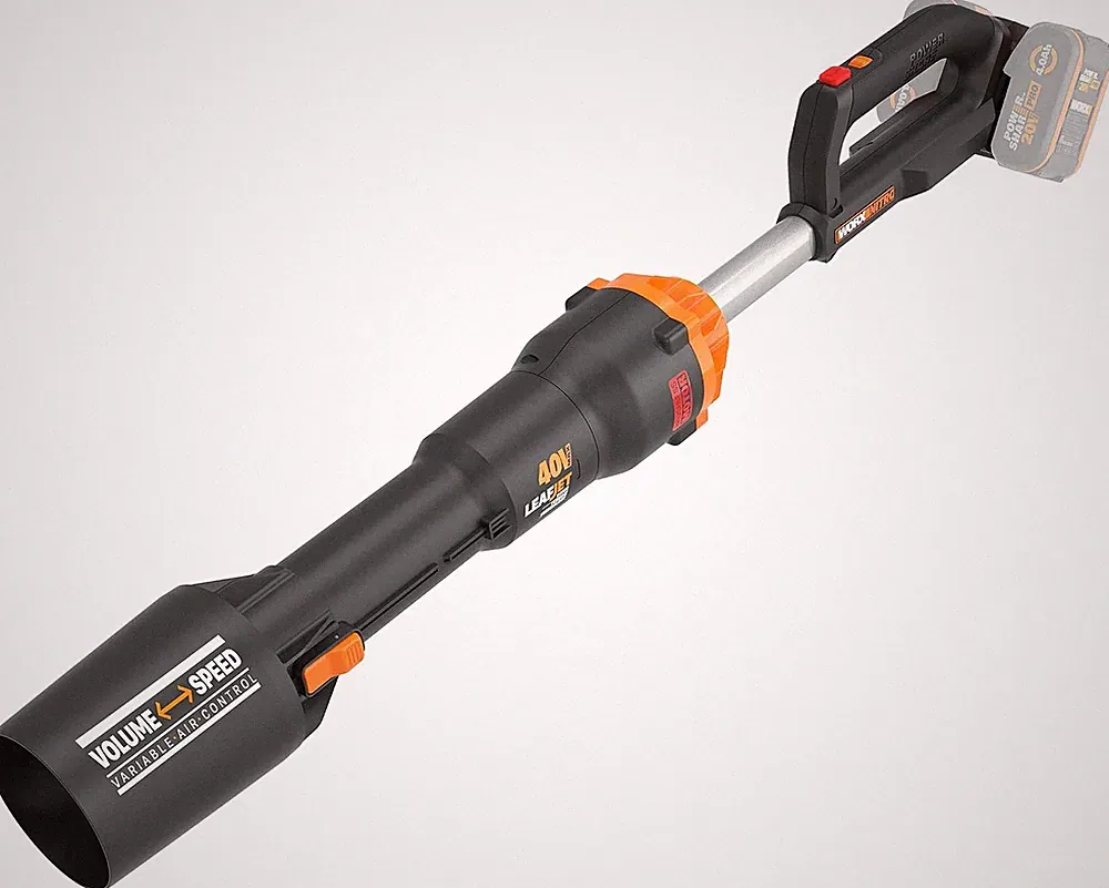 WORX NITRO 40V Profi Akku-Laubbläser WG585E.9 - Starker Bürstenloser Motor - 3 G